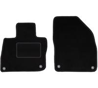 Wielganizator Tapis de Sol Avant de Voiture - 2 pièces - en Velours - pour Honda Civic VIII (UFO) Hatchback (2006-2012) - Noir
