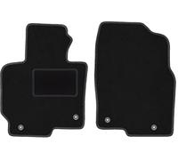 Wielganizator Tapis de Sol Avant de Voiture - 2 pièces - en Velours - pour Mazda CX-5 I SUV (2012-2017) - Noir