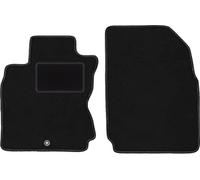 Wielganizator Tapis de Sol Avant de Voiture 2 pièces en Velours pour Nissan Note I E11 Minivan (2006-2012) Noir