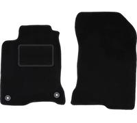 Wielganizator Tapis de Sol Avant de Voiture - 2 pièces - en Velours - pour Renault Laguna III Coupé (2007-2015) - Noir