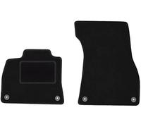 Wielganizator Tapis de Sol Avant de Voiture en 2 Parties pour Audi e-Tron SUV (2018) Noir