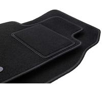 Wielganizator Tapis de Sol Avant de Voiture en 2 Parties pour Opel Mokka II Crossover (2020) Noir