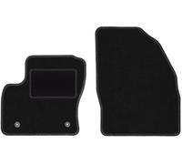 Wielganizator Tapis de Sol Avant de Voiture - en Velours - pour Ford Kuga MK1 SUV (2011-2013) - Noir