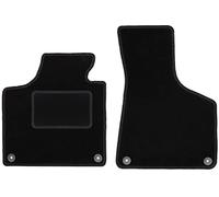 Wielganizator Tapis de Sol Avant de Voiture - Noir - 2 pièces - pour Audi A3 8P Hatchback - Sport - Cabrio (2003-2011)