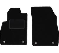 Wielganizator Tapis de Sol Avant de Voiture - Noir - 2 pièces - pour Opel Cascada Cabrio (2012)