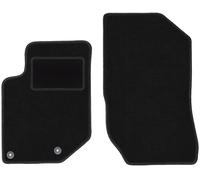 Wielganizator Tapis de Sol Avant de Voiture - Noir - 2 pièces - pour Peugeot 208 II Hatchback (2019)
