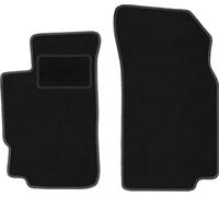 Wielganizator Tapis de Sol Avant de Voiture - Noir - 2 pièces - pour Peugeot 406 Coupé (1995-2004)