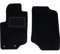 Wielganizator Tapis de Sol Avant de Voiture, Tapis Auto, Protection Tapis de Sol Voiture - Noir - pour Peugeot 207CC Coupe, Cabrio (2006-2012) - 2 pièces - Velours