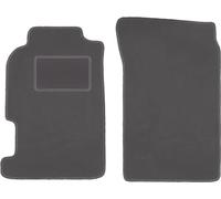 Wielganizator Tapis de Sol Avant en Velours Graphite conçu pour Honda CRX DelSol (1992-1997) coupé, Tapis de Sol de Voiture Convertibles en Graphite Lot de 2 pièces Parfaitement ajustées