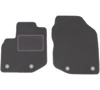 Wielganizator Tapis de Sol Avant en Velours Graphite conçu pour : Honda Jazz III (2011-2014) hayon Tapis de Sol Auto Couleur Graphite Lot de 2 pièces Parfaitement ajustées