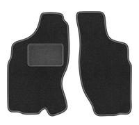 Wielganizator Tapis de Sol Avant en Velours Graphite conçu pour : Nissan Terrano II (1993-2005) SUV Tapis de Sol de Voiture en Graphite Lot de 2 pièces Parfaitement ajustées