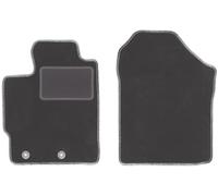 Wielganizator Tapis de Sol Avant en Velours Graphite conçu pour : Toyota Verso-S (2010-2015) Minivan Tapis de Sol de Voiture en Graphite Lot de 2 pièces Parfaitement ajustées