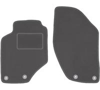 Wielganizator Tapis de Sol Avant en Velours Graphite conçu pour : Volvo 850 (1991-1996) Break, berline, Tapis de Sol Auto Gris Graphite 2 pièces Parfaitement ajustés