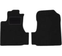 Wielganizator Tapis de Sol Avant en Velours Noir pour Honda CR-V III (2006-2011) SUV - Ajustement Parfait