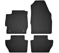 Wielganizator Tapis de Sol Caoutchouc pour Ford K Ka Plus (2016-2021) à hayon Noirs sur Mesure Ajustement Optimal