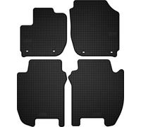 Wielganizator Tapis de Sol Caoutchouc pour Honda Jazz V (2020-) à hayon Noirs sur Mesure Ajustement Optimal