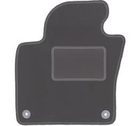 Wielganizator Tapis de Sol conducteur en Velours Graphite pour Volkswagen Tiguan I (2007-2015) Tapis de Voiture minifourgonnette sous Les Pieds du conducteur en Graphite 1-teilig Parfaitement adapté