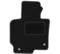 Wielganizator Tapis de Sol conducteur en Velours pour Mazda CX-5 I (2012-2017) SUV côté conducteur Tapis de Sol en Velours Noir 1 pièce - Ajustement Parfait
