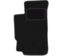 Wielganizator Tapis de Sol conducteur en Velours pour Peugeot 406 (1995-2004) Coupé côté conducteur, Tapis de Sol en Velours Noir, 1 pièce - Ajustement Parfait