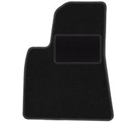 Wielganizator Tapis de Sol conducteur en Velours pour Tesla Model 3 (2017-) Berline côté conducteur, Tapis de Sol en Velours Noir, 1 pièce - Ajustement Parfait