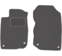 Wielganizator Tapis de Sol en Velours Graphite Avant conçu pour : Honda CR-Z (2010-2016) coupé Tapis de Sol Auto Couleur Graphite kit de 2 pièces Parfaitement ajustées