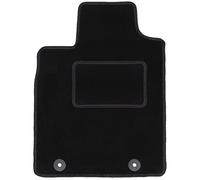 Wielganizator Tapis de Sol en Velours Noir pour Dacia Sandero I Hatchback, Stepway (2008-2013)
