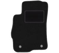 Wielganizator Tapis de sol en velours pour conducteur - Compatible avec : Chevrolet Aveo II T300 Hatchback, Berline (2011) - Noir