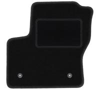 Wielganizator Tapis de Sol en Velours pour Ford C-Max MK2 (2015-2019) Minivan côté conducteur Tapis de Sol en Velours Noir 1 pièce - Ajustement Parfait