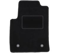 Wielganizator Tapis de Sol en Velours pour Ford Fusion Hatchback (2005-2012) Noir