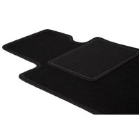 Wielganizator Tapis de Sol en Velours pour Mitsubishi L200 Triton (2001-2006) Pickup côté conducteur Tapis de Sol en Velours Noir 1 pièce - Ajustement Parfait
