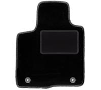 Wielganizator Tapis de Sol en Velours pour Voiture Lancia Ypsilon III Hatchback (2011) Noir