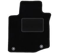 Wielganizator Tapis de Sol Noir pour Citroën C1 II Hatchback (2014) côté conducteur en Velours