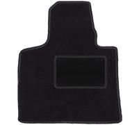 Wielganizator Tapis de Sol Noir pour Citroën C4 Grand Picasso II Minivan (2013) - Tapis de Sol côté conducteur en Velours