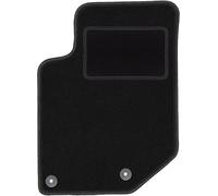Wielganizator Tapis de Sol Noir pour Peugeot 208 II Hatchback (2019) - Tapis de Sol côté conducteur en Velours