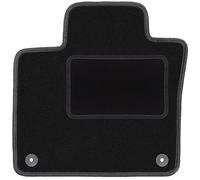 Wielganizator Tapis de Sol Noir pour Volvo XC90 II SUV (2015) - Tapis de Sol côté conducteur en Velours