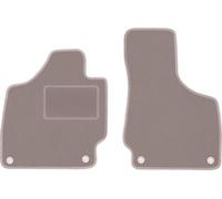 Wielganizator Tapis de Voiture - Compatible avec Audi TT II 8J Cabriolet, Roadster, coupé (2006-2014) - Velours - Accessoires Auto - Tapis de Voiture - Tapis Auto - Ensemble Avant 2 pièces - Beige