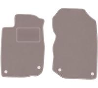 Wielganizator Tapis de Voiture - Compatible avec Honda CR-Z coupé (2010-2016) - Velours - Accessoires Auto - Tapis de Voiture - Tapis Auto - Ensemble Avant 2 pièces - Beige