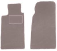 Wielganizator Tapis de Voiture - Compatible avec Jaguar XJ6 X300 berline (1994-1997) - Velours - Accessoires Auto - Tapis de Voiture - Tapis Auto - Ensemble Avant 2 pièces - Beige