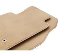 Wielganizator Tapis de Voiture - Compatible avec Mercedes SLK R170 décapotable (1996-2004) - Velours - Accessoires Auto - Tapis de Voiture - Tapis Auto - Avant - Beige