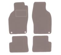 Wielganizator Tapis de Voiture - Compatible avec Saab 9-3 I décapotable (1998-2003) - Velours - Accessoires Auto - Tapis de Voiture - Tapis Auto - Ensemble 4 pièces - Beige