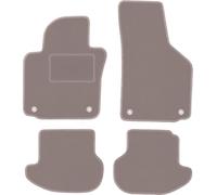 Wielganizator Tapis de Voiture en Velours sur Mesure, compatibles avec Volkswagen EOS décapotable (2005-2015) - Velours - Accessoires Auto - Tapis de Voiture - Tapis Auto - Ensemble 4 pièces - Beige