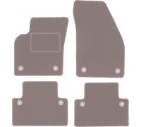 Wielganizator Tapis de Voiture - Compatible avec Volvo C30 à hayon (2006-2012) - Velours - Accessoires Auto - Tapis de Voiture - Tapis Auto - Ensemble 4 pièces - Beige