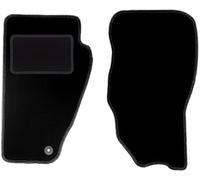 Wielganizator Tapis de Voiture - Convient pour Dodge Nitro SUV 2006-2011 - Velours - Accessoires Voiture - Tapis Pratique Voiture - 2 Pièces - Noir