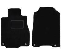 Wielganizator Tapis de Voiture - Convient pour Honda CR-V IV SUV 2011-2018 - Velours - Accessoires Voiture - Tapis de Sol Voiture - 2 Pièces - Noir