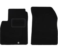 Wielganizator Tapis de Voiture - Convient pour Nissan Micra K13 Hayon 2010-2016 - en Velours - Accessoires de Voiture - Tapis De Voiture - 2 Pièces - Noir