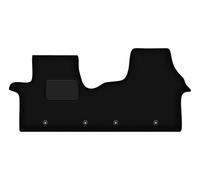Wielganizator Tapis de Voiture - Convient pour Renault Trafic III Complet 2016- - Velours - Accessoires Voiture - Tapis Pratique Auto - 1 Pièce - Noir