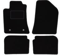 Wielganizator Tapis de Voiture - Convient pour Toyota Avensis II T25 Break Liftback, Berline 2003-2009 - Velours - Accessoires de Voiture - Tapis de Voiture - 4 pièces - Noir