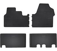 Wielganizator Tapis de Voiture en Caoutchouc sur Mesure, compatibles avec Citroen Jumpy III (2018-) | Qualité: Premium - Ajustement précis, antidérapants - Tapis de Sol 4 pièces - Noir