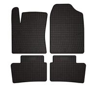 Wielganizator Tapis de Voiture en Caoutchouc sur Mesure, compatibles avec Hyundai i10 II (2013-2019) | Qualité: Premium - Ajustement précis, antidérapants - Tapis de Sol 4 pièces - Noir
