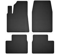 Wielganizator Tapis de Voiture en Caoutchouc sur Mesure, compatibles avec Peugeot 207CC (2006-2012) coupé, Cabriolet | Meilleure compatibilité Que Les Tapis universels | Antidérapants | Noirs